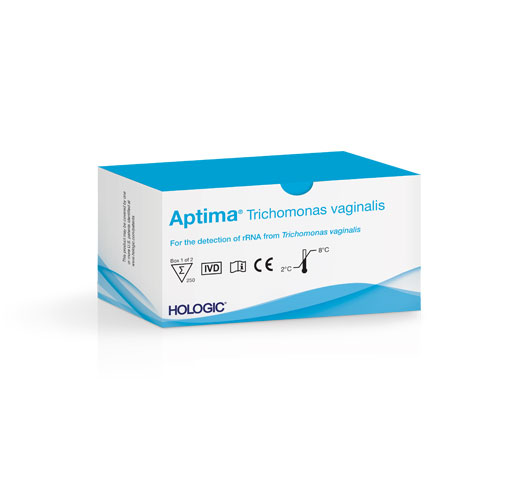 Ensayo Hologic Aptima® Trichomonas vaginalis sobre fondo blanco