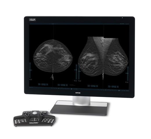 Tecnología de adquisición de imágenes 3DQuorum™ de Hologic sobre fondo blanco