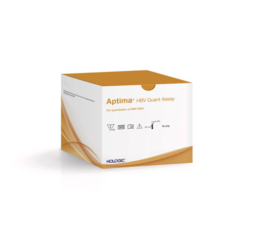 Ensayo Aptima™ HBV Quant de Hologic sobre fondo blanco