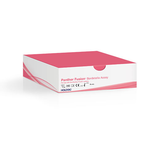 Ensayo Panther Fusion® Bordetella de Hologic sobre fondo blanco