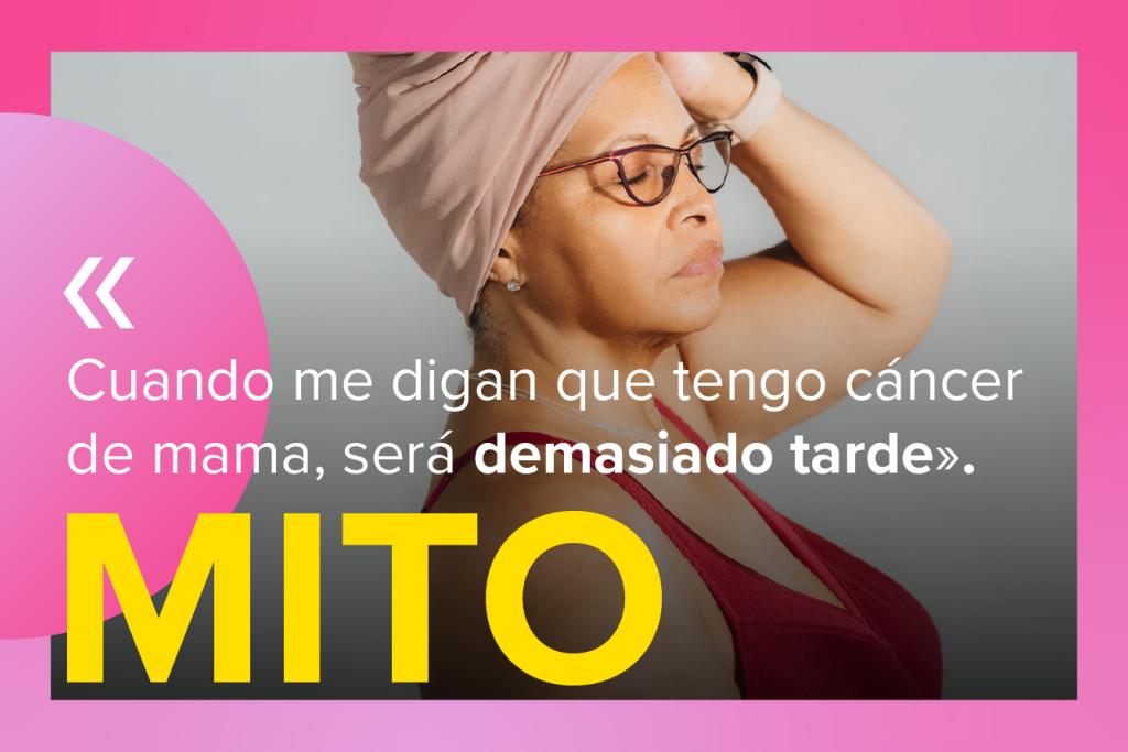 Mito sobre el cáncer de mama