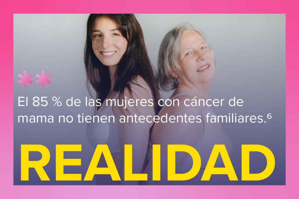 Mito sobre el cáncer de mama