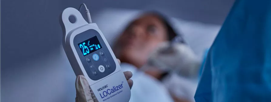 Imagen de un médico utilizando LOCalizer