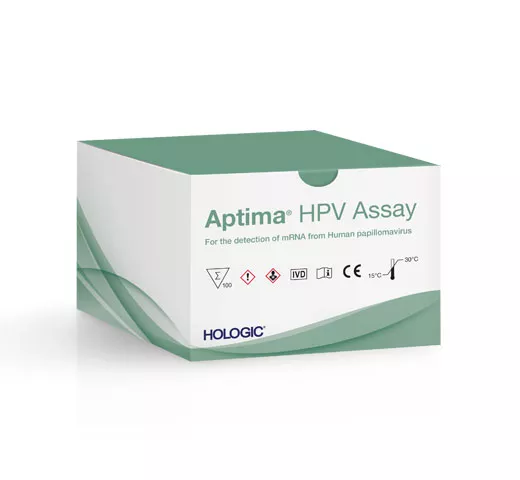 Ensayo Aptima® HPV sobre fondo blanco
