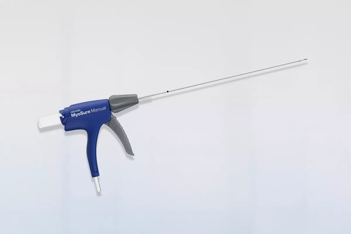 El producto MyoSure® sobre un fondo gris