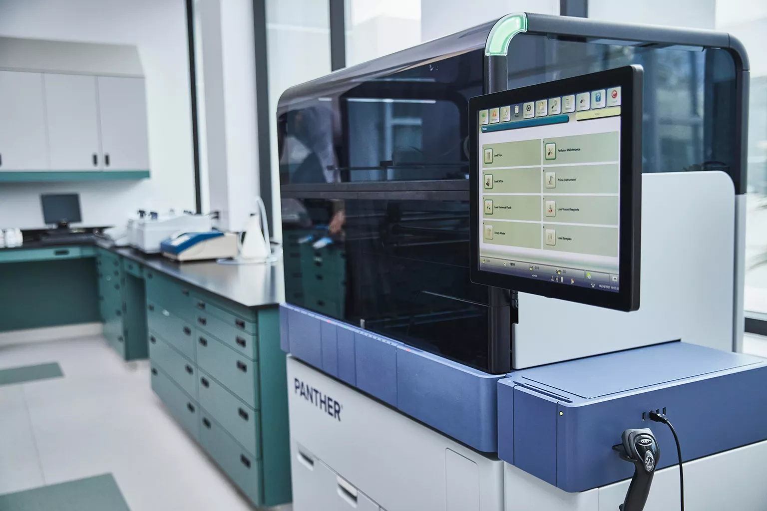 Módulo MTU del sistema Panther® Plus en un laboratorio.
