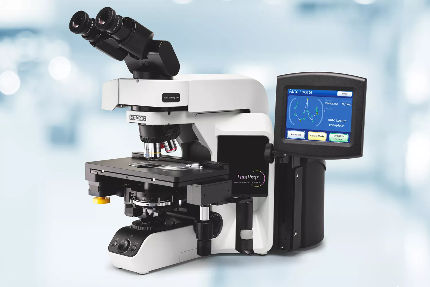 ThinPrep® Integrated Imager de Hologic sobre fondo blanco